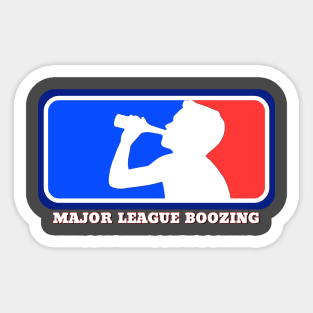Major League Boozing Sticker
